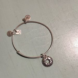 Alex and Ani Life Preserver Silver Bangle